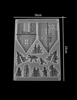 בית חג המולד.