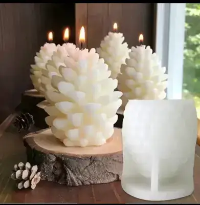 סיליקון צורת צינוברים גובה 7 סמ קוטר 5 סמ