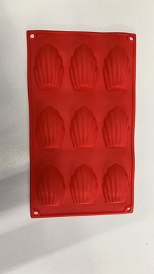 סיליקון מדלין (צדפים) 9 שקעים.