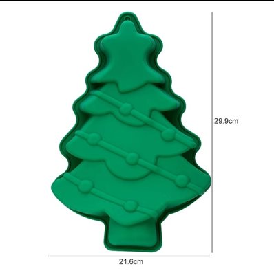 תבית סיליקון עץ כריסמס גדול.