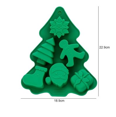 סיליקון רב צורות לחג המולד.