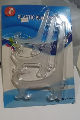 סטאנד פלסטיק צורת איקס 3 יחדות גדלים שונים.