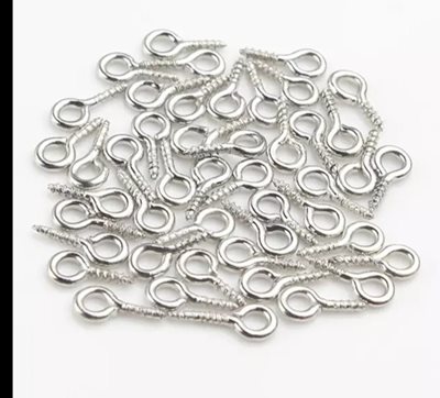 בורג לטלייית מחזיק צבע כסף 200 יח.