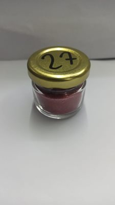 צבע אבקתי אדום לאיפוקסי.