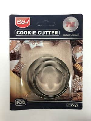 סט3 חותכנים עגול 4.5,5,6 גובה 2.5