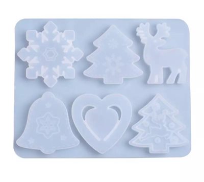 סיליקון צורות שונות לחג המולד.