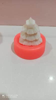 סיליקון עץ חג המולד דגם 3 גובה 5 סמ עומק 3 סמ