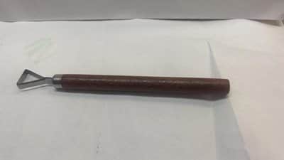 מקל לקישוט פירות ירקות עם ראש משולש מנירוסטה