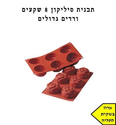 סיליקון צורת פרחים לסברינה