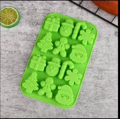 סיליקון חג המולד לקישוט דגם 8 רוחב 13 סמ אורך 20 סמ