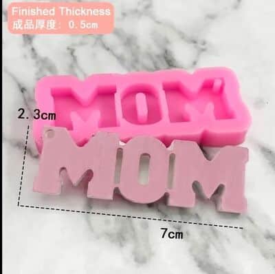 סיליקון אמא MOM עם חור לטליה