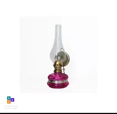 מנורת נפט זכוכית (לאסיפה מהחנות בלבד)