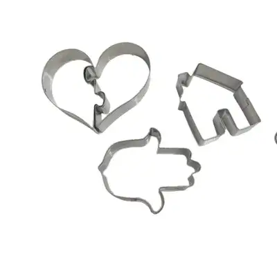 חותכן חמסה+בית+שני חצאי לב