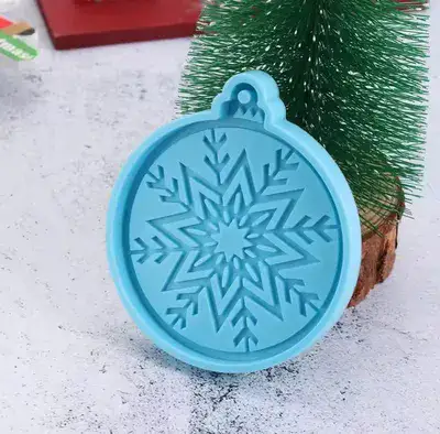 סיליקון כוכב עם טליה חג המולד קוטר 7 סמ