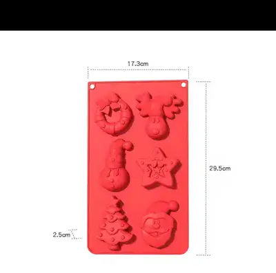 סיליקון 6 צורות שונות לחג המולד