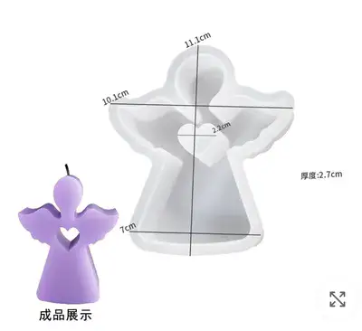 סיליקון מלאךעם לב באמצע