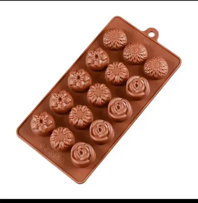 תבנית סיליקון פרחים שונים דגם0