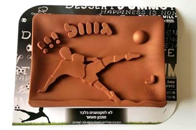 סיליקון עוגה כדורגל 25 סמ רוחב 19 סמ