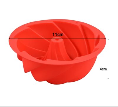 סיליקון עוגה עם חריצים קוטר 11 2.