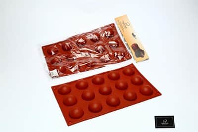 תבנית סיליקון חצי כדור קוטר 4